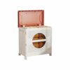 Yajuyi Kids Storage Container Toy Organizer Bin Chest Box With Flip Lid And Wheels Foldable Polypropylene For Space Saving Storage suitable for bedroom playroom nursery, Translucent Tea Orange