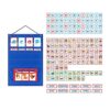 Yajuyi Word Building Chart Tent Cards Chart Word Reading and Spelling for Classroom