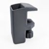Yakivah 3.5 x 2.2 Inch Clamp On Desk Organizer - Desk Side Storage Caddy, Table Edge Organizer - Grey 3D Printed