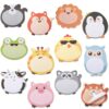 YAMOONWISP 24 Pads Cute Animal Sticky Notes 12 Types Cartoon Post it Notes