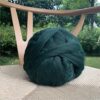 Yarn Knitting 1000g/Ball Thick Chunky Yarns Super Bulky Arm Knitting Wool Roving Knitted Blanket Hand Knit Spinning Crochet Sewing Wool Yarns (Color : Red) (Dark Green)