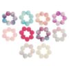 YARNOW 10pcs Fidget Anxiety Ring for Adults with Spiky Beads, Stress Relief Made of Abs, Smooth Surface, Easy to Carry, for Studying and Reading, Hand Exercise and Calming Sensory Fidget