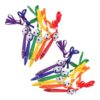 YARNOW 12pcs Soccer Pens with Lanyard Attached Plastic Ballpoint Pens