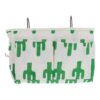 YARNOW Bedside Hanging Storage Bag Cotton Linen Iron Creative Organizer