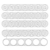 YARNOW Letter Circle Cutting Die: Metal Alphabet Embossing Die