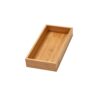YBM Home Bamboo Drawer Organizer Storage Box for Kitchen Drawer, Junk Drawer, Office, Bedroom, Children Room, Craft, Sewing, and Bathroom, 6x15x2 inch