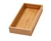 YBM Home Bamboo Drawer Organizer Storage Box for Kitchen Drawer, Junk Drawer, Office, Bedroom, Children Room, Craft, Sewing, and Bathroom, 6x12x2 inch