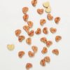 Ycauty 100 Pieces Wood Sprinkle Decoration Set with Love Hearts for Romantic Weddings and Parties, Premium Wood Colour (Also I/I Make)