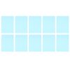 Ycauty 20 x A4 Translucent Sheet Protectors for Binding, Flexible PP Plastic Matte (Light Green)