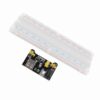 Ycauty Breadboard with 3.3 V 5 V Power Module and 65 Jumper Cables for Prototyping in DIY Projects