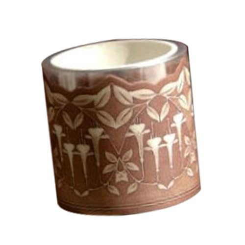 Ycauty Decorative Paper Tape Vintage Style Self Adhesive Hobby Tape for Scrapbooking and Journaling, Long