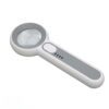 Ycauty Handheld Magnifying Glass 11X with Touch Button and 3 LED Light Levels for Reading and Close Work Seniors/Children Size 5.5"x15."