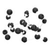 Ycauty Molecular Crystalline Structure Model Durable Educational Kit for Teachers Students Plastic 60 C60 30 Diamond