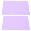 Ycauty Pack of 20 Transparent A4 Sheet Protectors for Binding Presentations Matte Flexible PP Plastic (Purple)