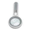 Ycauty Portable Magnifying Glass High Definition Illuminated Magnifying Glass 5x Easy to Read Portable for Elderly and Children ABS Material