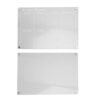 Yctze Acrylic Magnetic Planner Board, Weekly Planning Board, Refrigerator with 6 Markers, Ideal for Metal Surfaces & Organization
