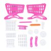 Yctze Educational Kids Shopping Cart with Ecofriendly Material (Pinkish