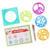 Yctze Geometric Ruler Set, Durable Drawing Tool for Kids