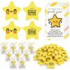 Yeaqee 50 Sets Back to School Erasers Cards for Students, Perky