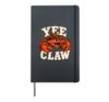 Yee Claw Cowboy Crab Western Funny Seafood Humor Hardcover Journal, Black