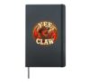Yee Claw Cowboy Lobster Western Crustacean Rodeo Humor Hardcover Journal, Black