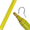 Yellow Insulated Telescoping Measuring Rod with Hook, 1 2 3 Pack