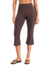YEOREO Ease Capri Flare Leggings Workout Cropped Flare Yoga Crop Pants 21"