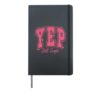 Yep Still Single Funny Valentine's Day Hardcover Journal, Black