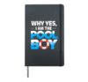 Yes I Am the Pool Boy Funny Lifeguard Pool Hardcover Journal, Black