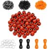 YHomU 556 Pcs Beaded Keychain Kit, Basketball Keychain Making Kit with Sports Beads, Letter Beads and Tassels, DIY Craft Accessories for Personalized Bag Charms, Gifts for Sports Teams