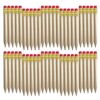 Yhplxyuus 50Pcs Pencils Golf Pencils Pencil, Round rod with red e