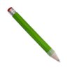 Yhplxyuus Wooden Pencils for Prop/Decor, Funny Big Novelty, Green
