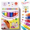 YIASVLX Magic Popcorn Pens 3D Puffy Art Kit，6-Pack