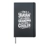 Yiayia Like A Normal Grandma Much Cooler Greek Grandmother Hardcover Journal, Black