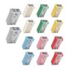 Yiwview Mini Slotted Automotive Cartridge Fuse, 14PCS 15A 20A 25A 30A 40A 50A 60A 32V Low-Profile Fuse Kit, Replacement for Car Truck SUV