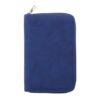 Yldessm A6 Zippered Leather Notebook Binder Cover 6-Ring Refillable with Card Pocket & Pen Slot Refillable School Budget Organiser(Navy Blue)