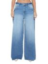 YMI Jeans Women's Billie Baggy Wide Leg Jeans, M Medium Blue, 09