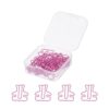 YOKIVE 20Pcs Bear Shaped Paper Clips, (25x25mm, Rose Red)