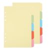 YOKIVE 2 Set/10 Pcs A5 Binder Dividers, Plastic Index Divider