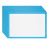 YOKIVE Cardstock Frames Blank Photo Poster Display Board, Blue/20 Pcs