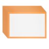 YOKIVE Cardstock Frames Blank Photo Poster Display Board, Orange/20 Pcs