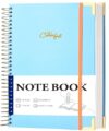 Yoment B5 Spiral Notebook, Hardcover, College Ruled, 200 Pages, 100 GSM