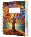Yoment Hardcover Spiral Notebooks for Work 240 Pages Notebook with Dividers