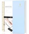 Yoment Meeting Notebook for Work Hardcover with Action Items, 8.5 x 11