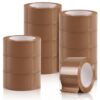 YOOKIA Brown Packing Tape 3 Inch x 110 Yards, 12 Rolls (1320 Yards Total)