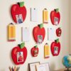 YooNotee 12 Pcs Colorful Felt Bulletin Board for Classroom, Self Adhesive