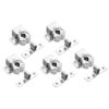 YORMMEWRJ Bag Magnet Cabinet Catches Door Stop Closer Stoppers Damper Buffer for Wardrobe Hardware Furniture Fittings Accessories Silver 5Pcs