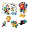 Yoshiritsu LaQ Basic 511 Plastic Container Ver. | 680Pieces | 22 Models | Age 5+ | Creative, Educational Construction Toy Block | Made in Japan