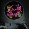 YOTQUULKI Portable Projector Lamp USB Powered with Adorable Winking Cartoon Octopus Starfish Shell Seaweed for Playful Fun Ambiance