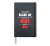 You Cant Scare Me I Have 5 Kids And A Wife Father's Day Shirt Hardcover Journal, Black
